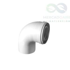 CODO COAXIAL 87° DUOTEC 60/100
