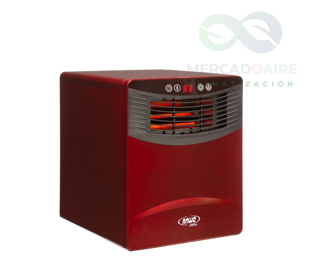 CALEFACTOR ANWO 2018 IR 1500 FILTRO UV COLOR ROJO